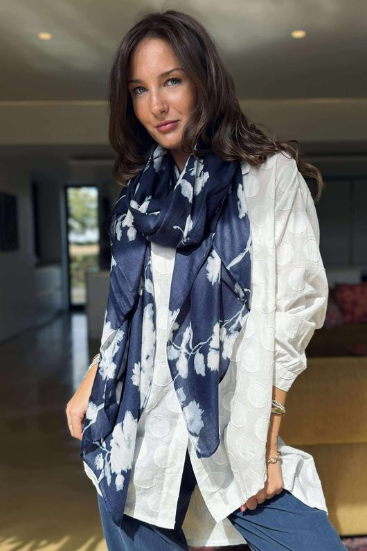 Laundry B Wicklow Scarf Navy /10 =